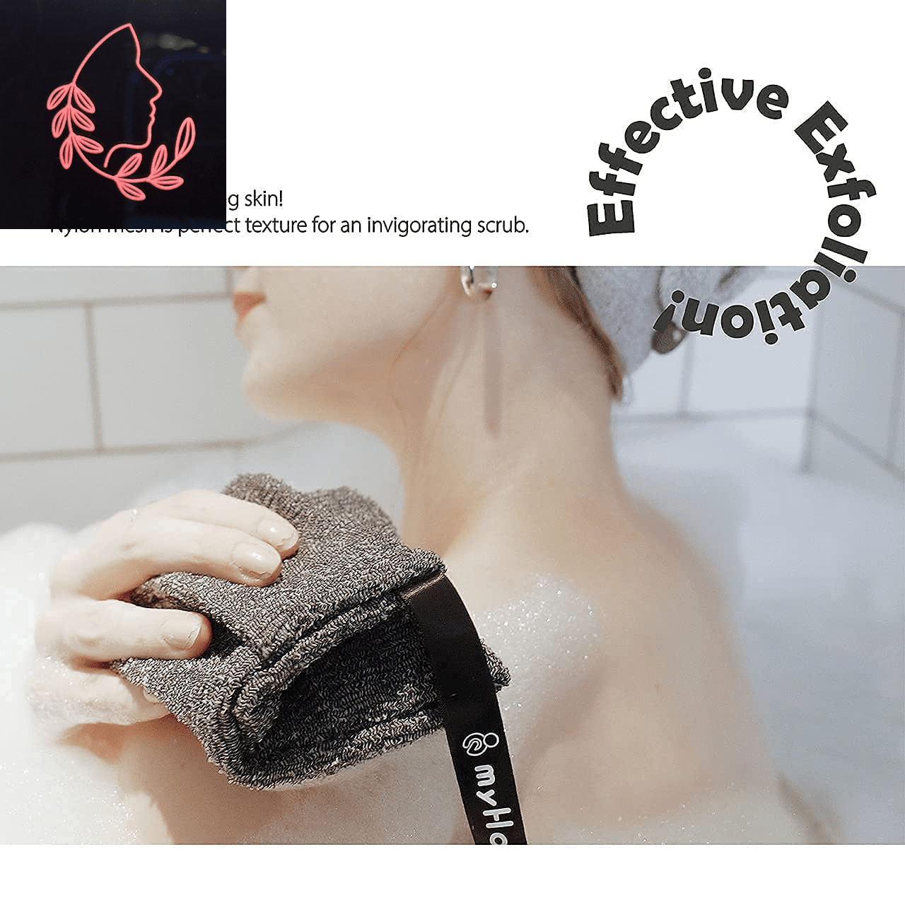 exfoliating soap pouch set