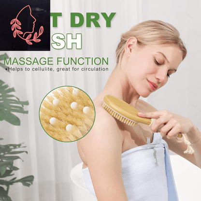dry brushing body brush