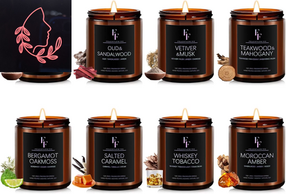 scented soy candle gift set