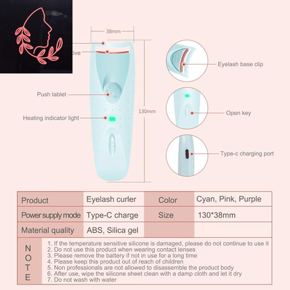 heated eyelash curler