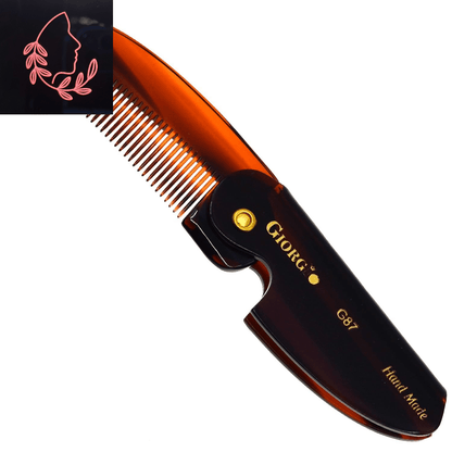 folding beard comb