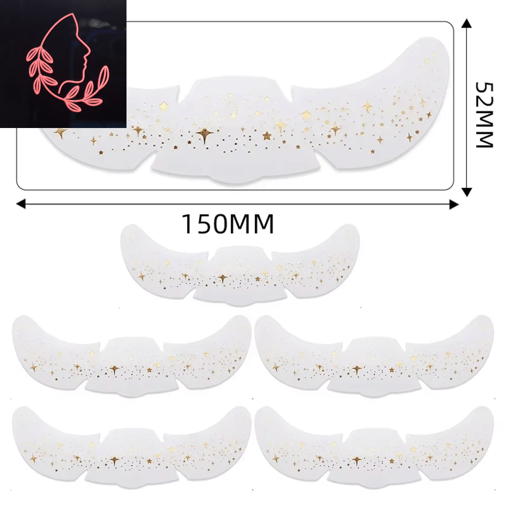 metallic freckle stickers