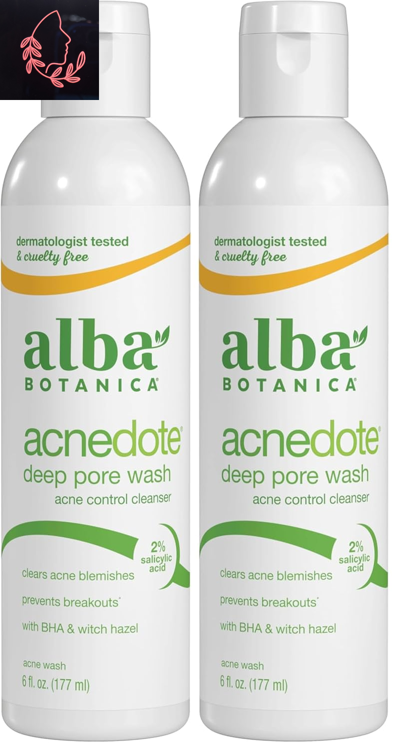 Acnedote Maximum Strength Face & Body Scrub for Acne Treatment, Blackhead Scrub, 8 Oz