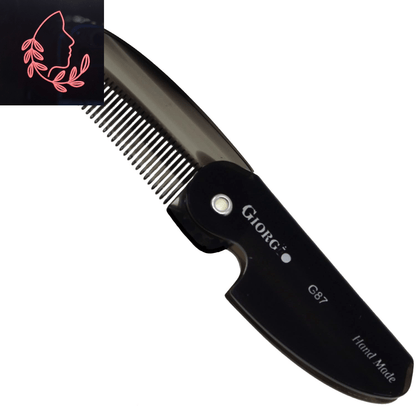 folding beard comb