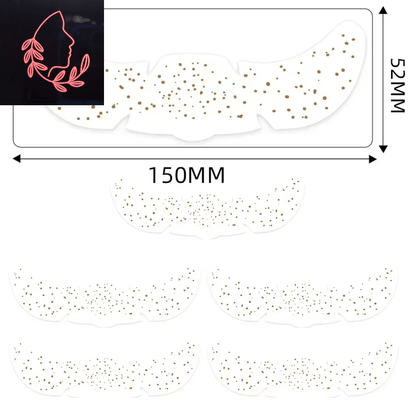 metallic freckle stickers