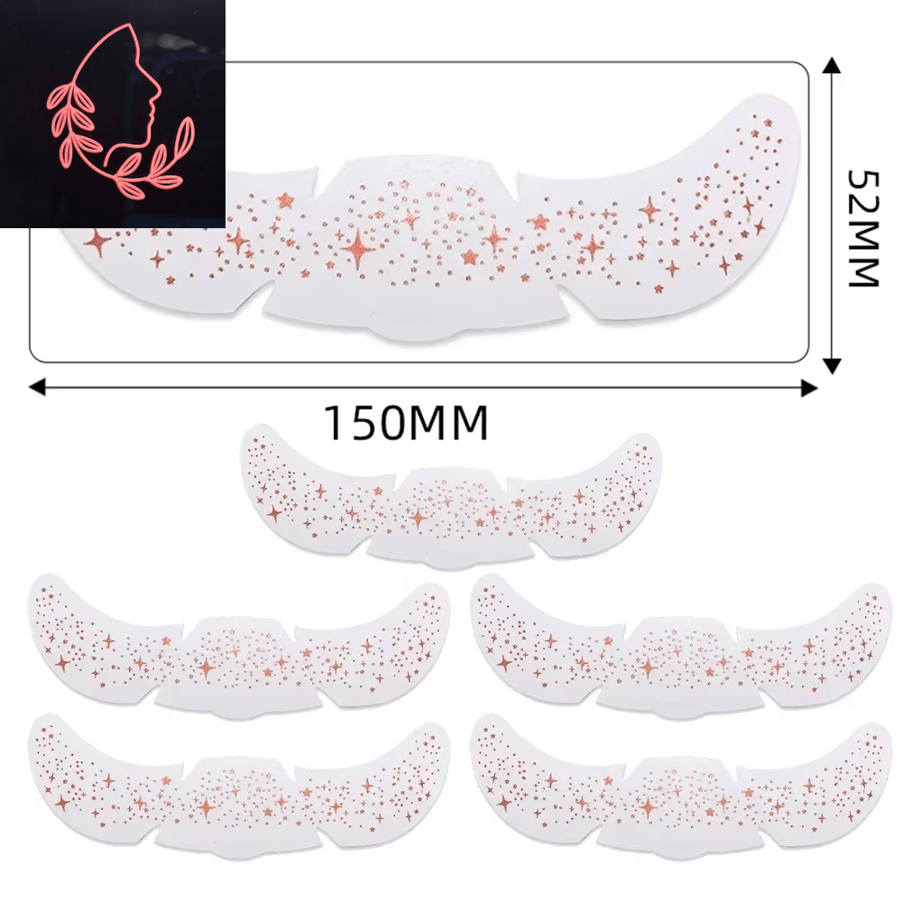 metallic freckle stickers