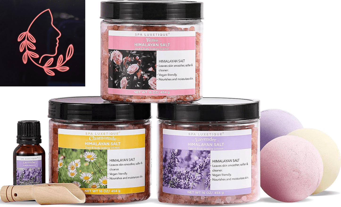 epsom bath salts gift set