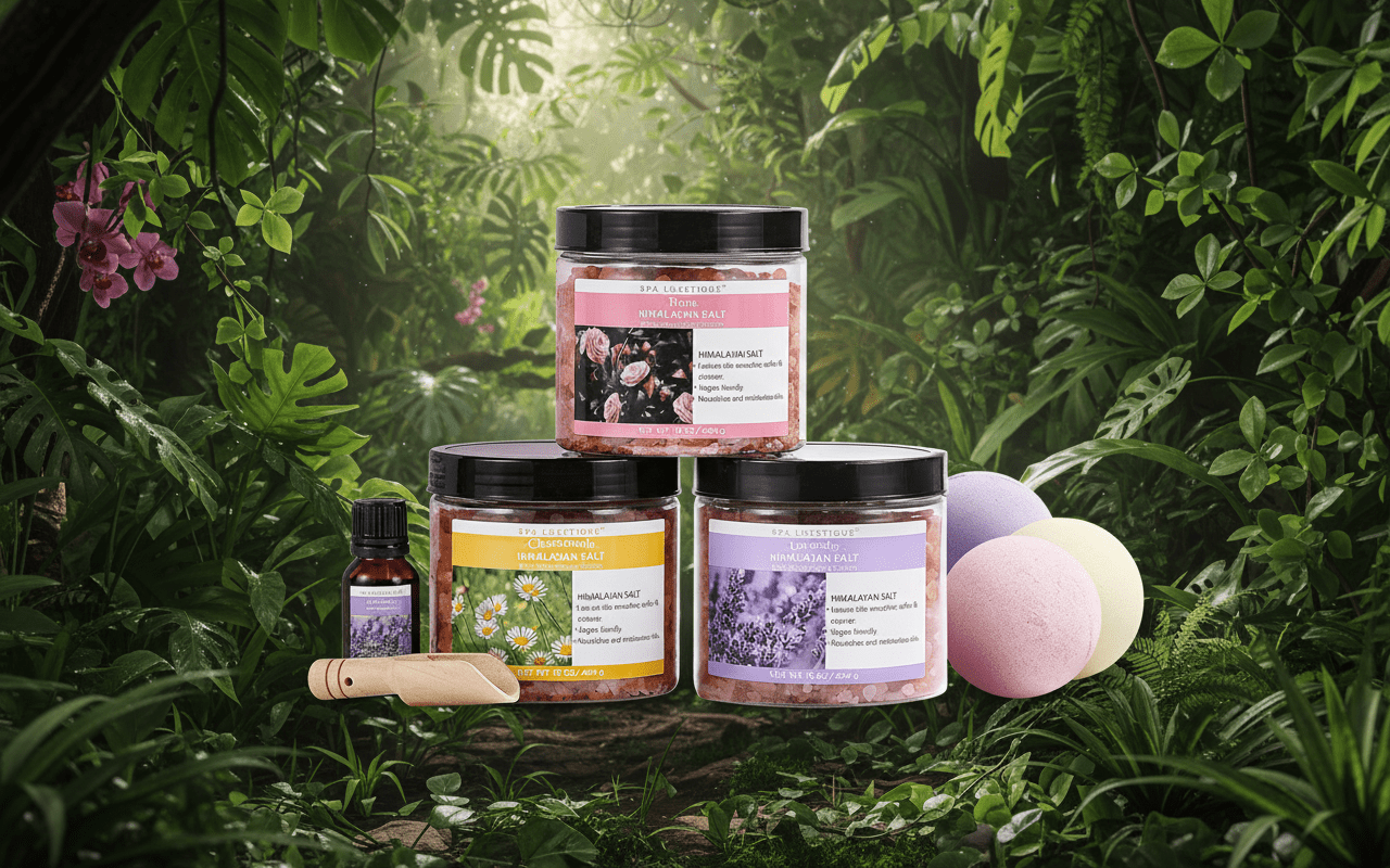 epsom bath salts gift set