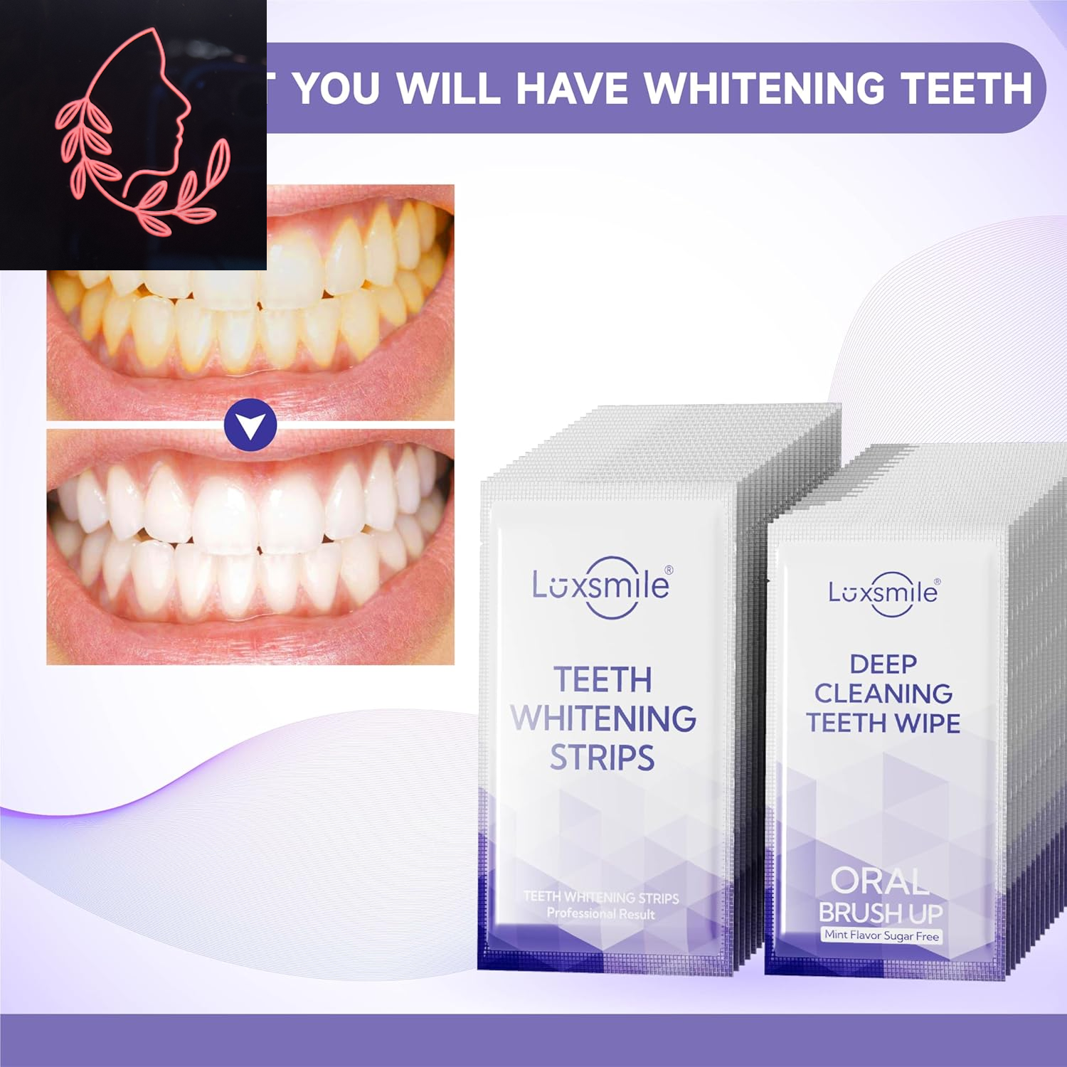 purple teeth whitening strips