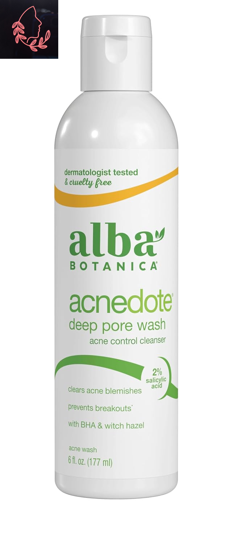 Acnedote Maximum Strength Face & Body Scrub for Acne Treatment, Blackhead Scrub, 8 Oz