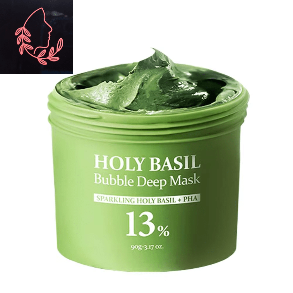 bubbly basil mask