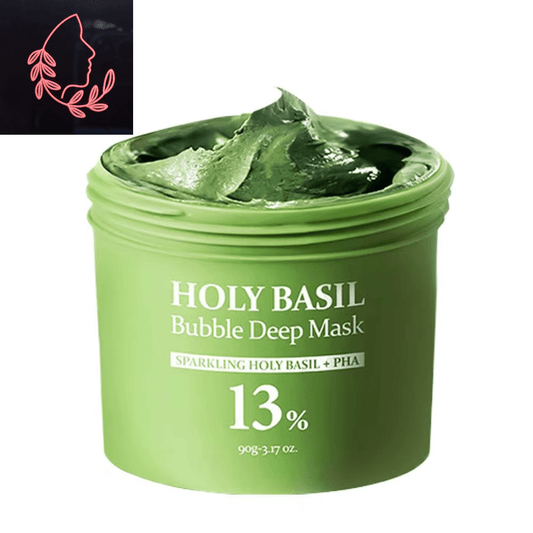 bubbly basil mask