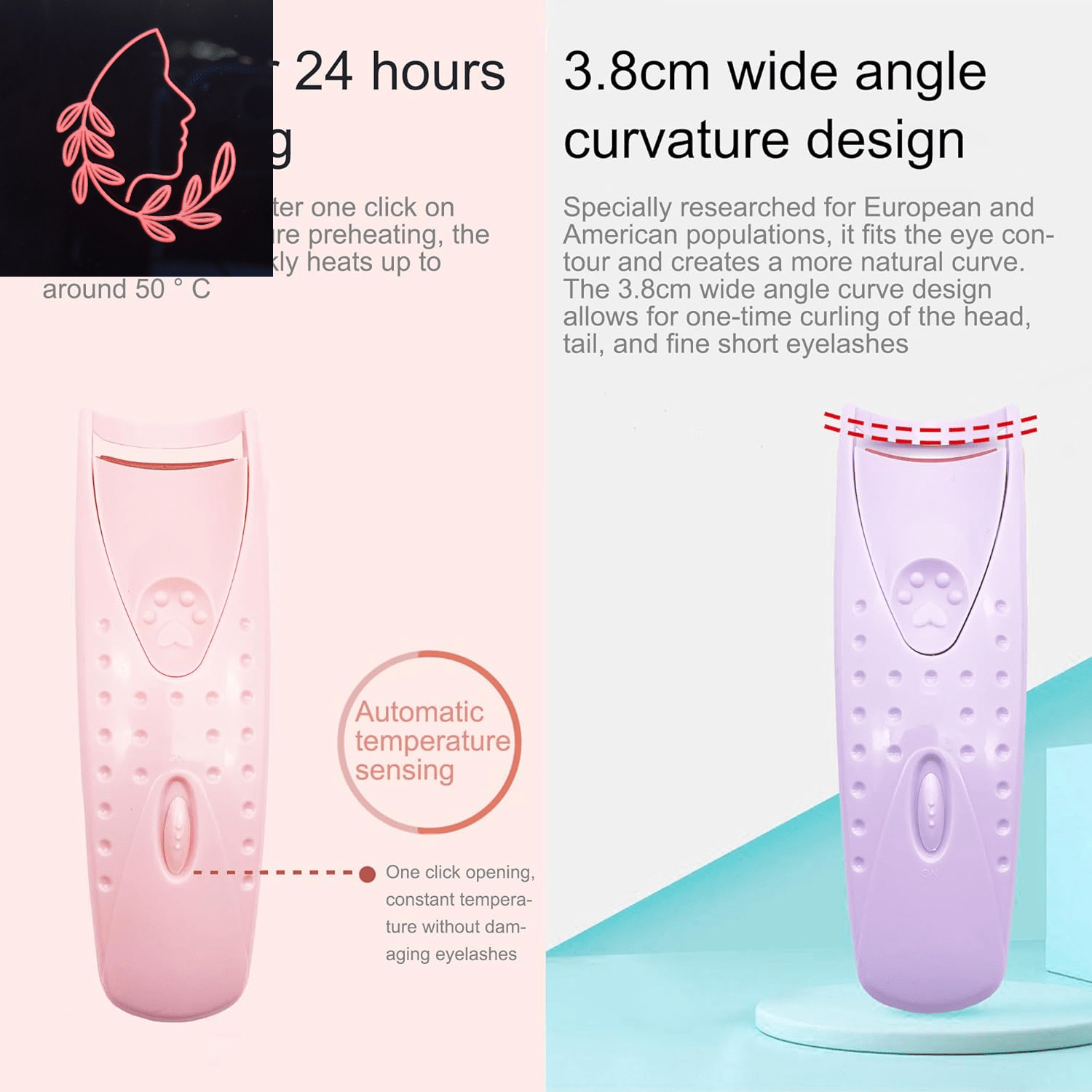 heated eyelash curler