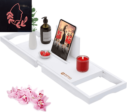 foldable bamboo bathtub tray