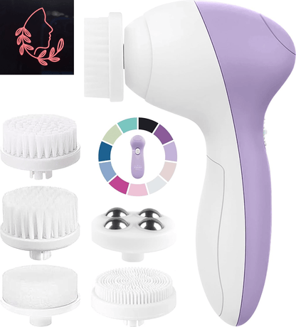 electric facial cleansing brush