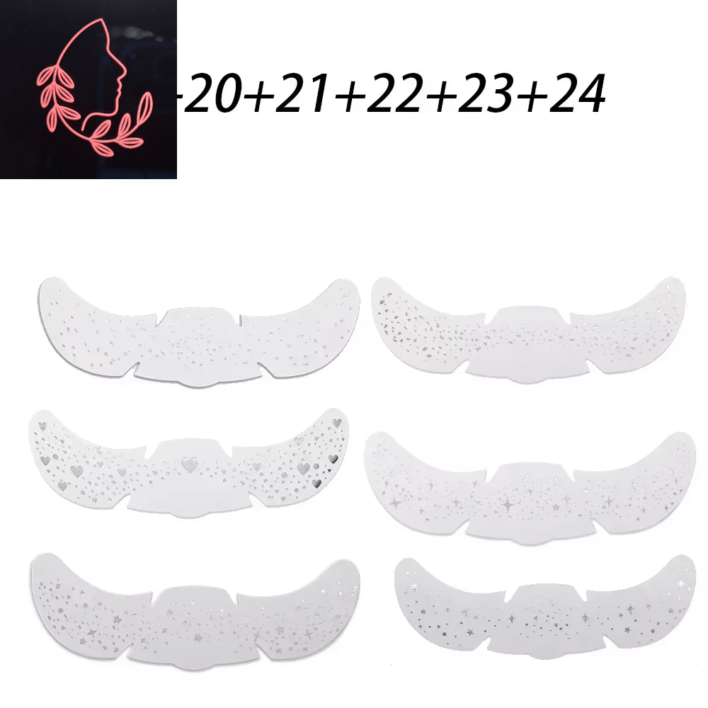 metallic freckle stickers