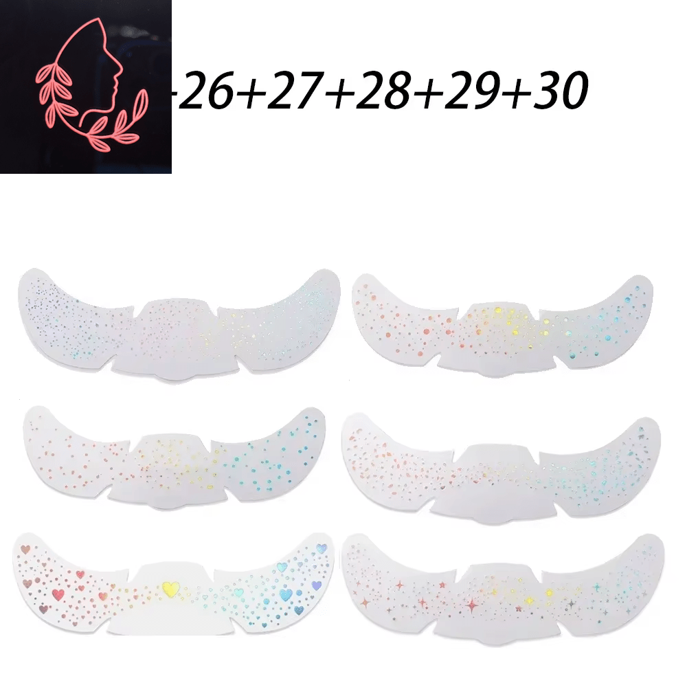 metallic freckle stickers