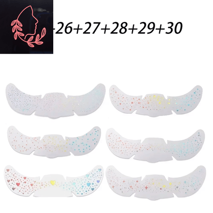 metallic freckle stickers