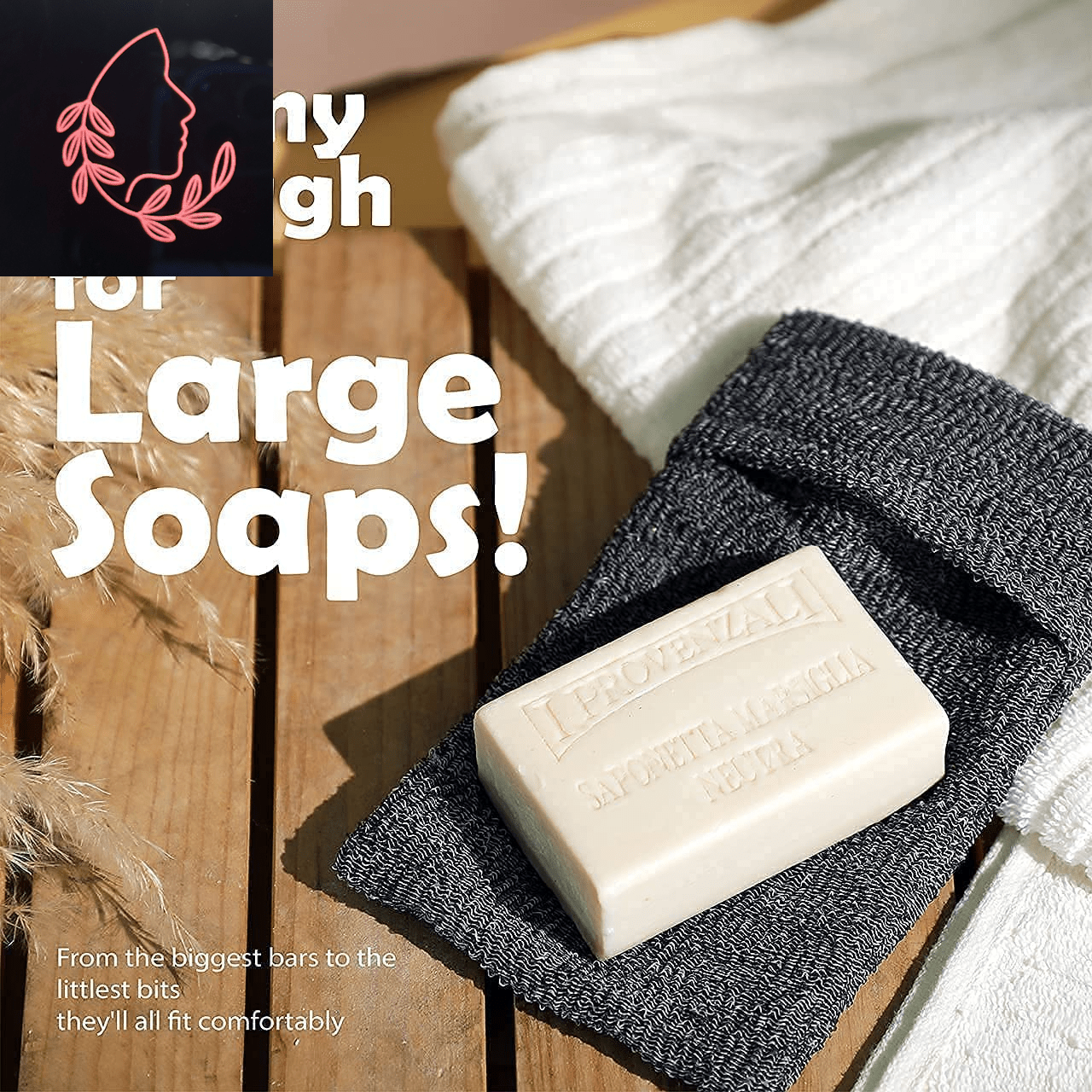 exfoliating soap pouch set