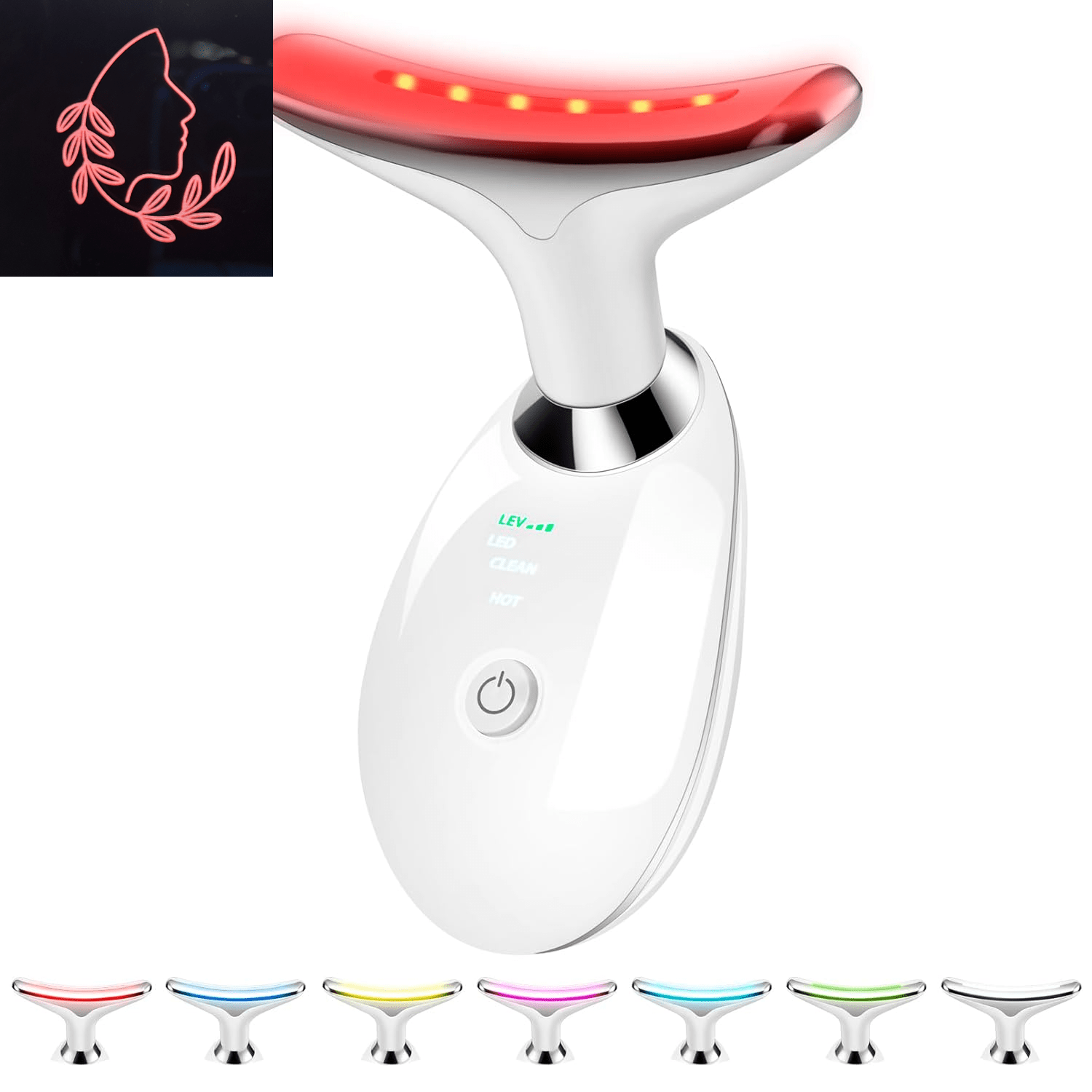 7 in 1 face and neck massager