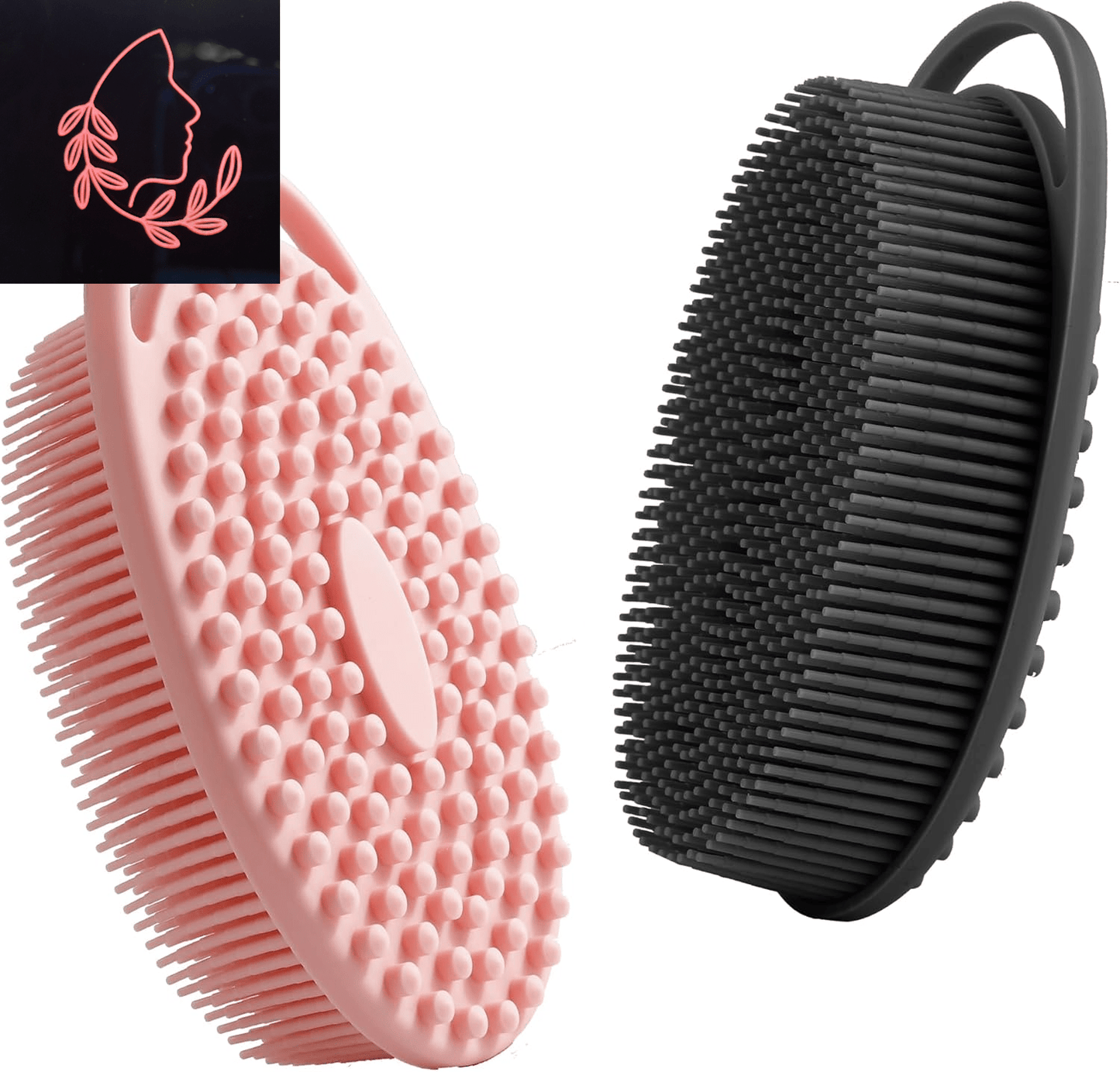 silicone body scrubber