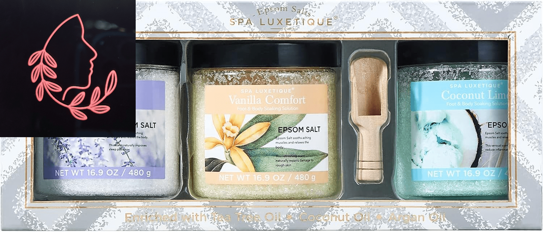 epsom bath salts gift set