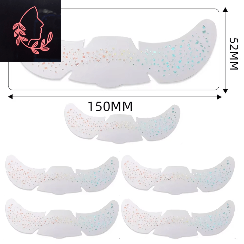 metallic freckle stickers