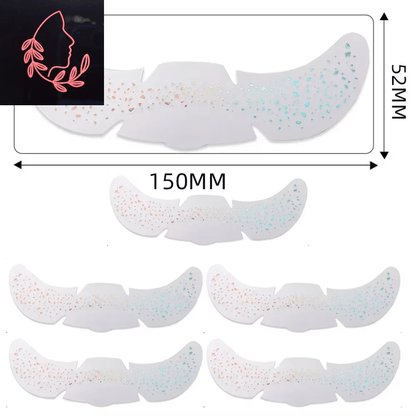metallic freckle stickers