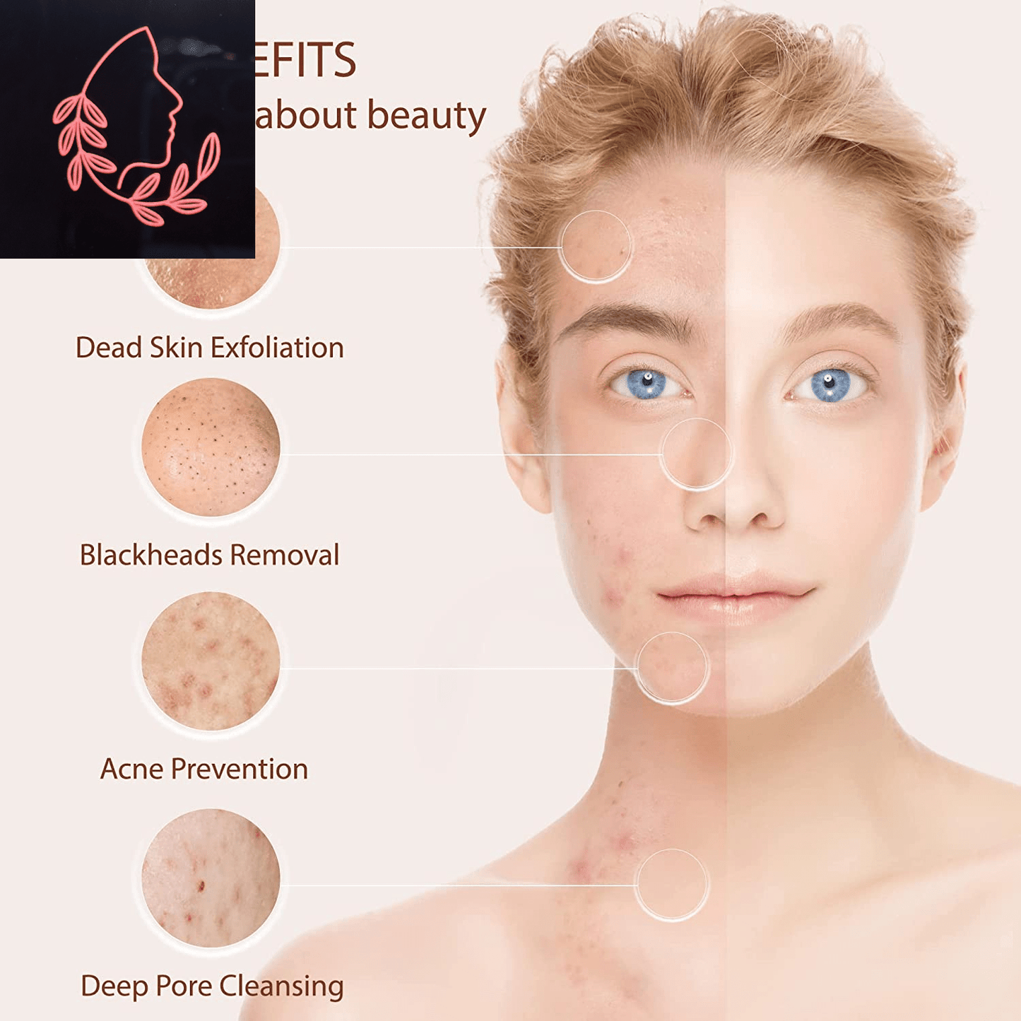 electric facial cleansing brush
