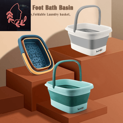 collapsible foot bath basin