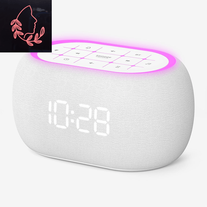 white noise sound machine alarm clock