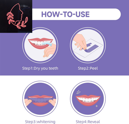 purple teeth whitening strips