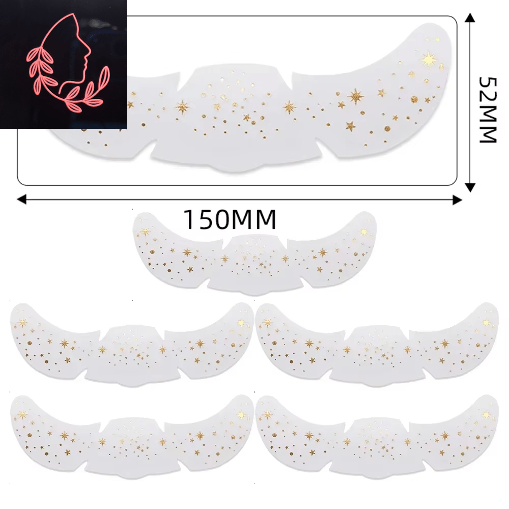 metallic freckle stickers