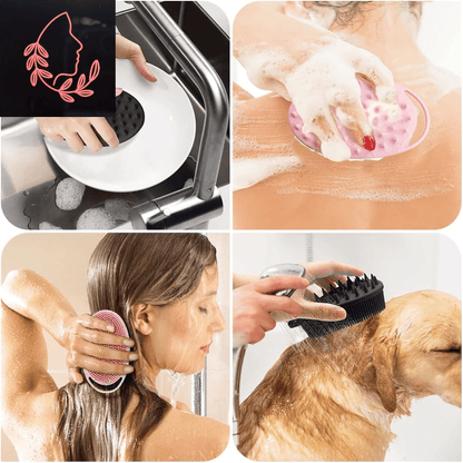 silicone body scrubber
