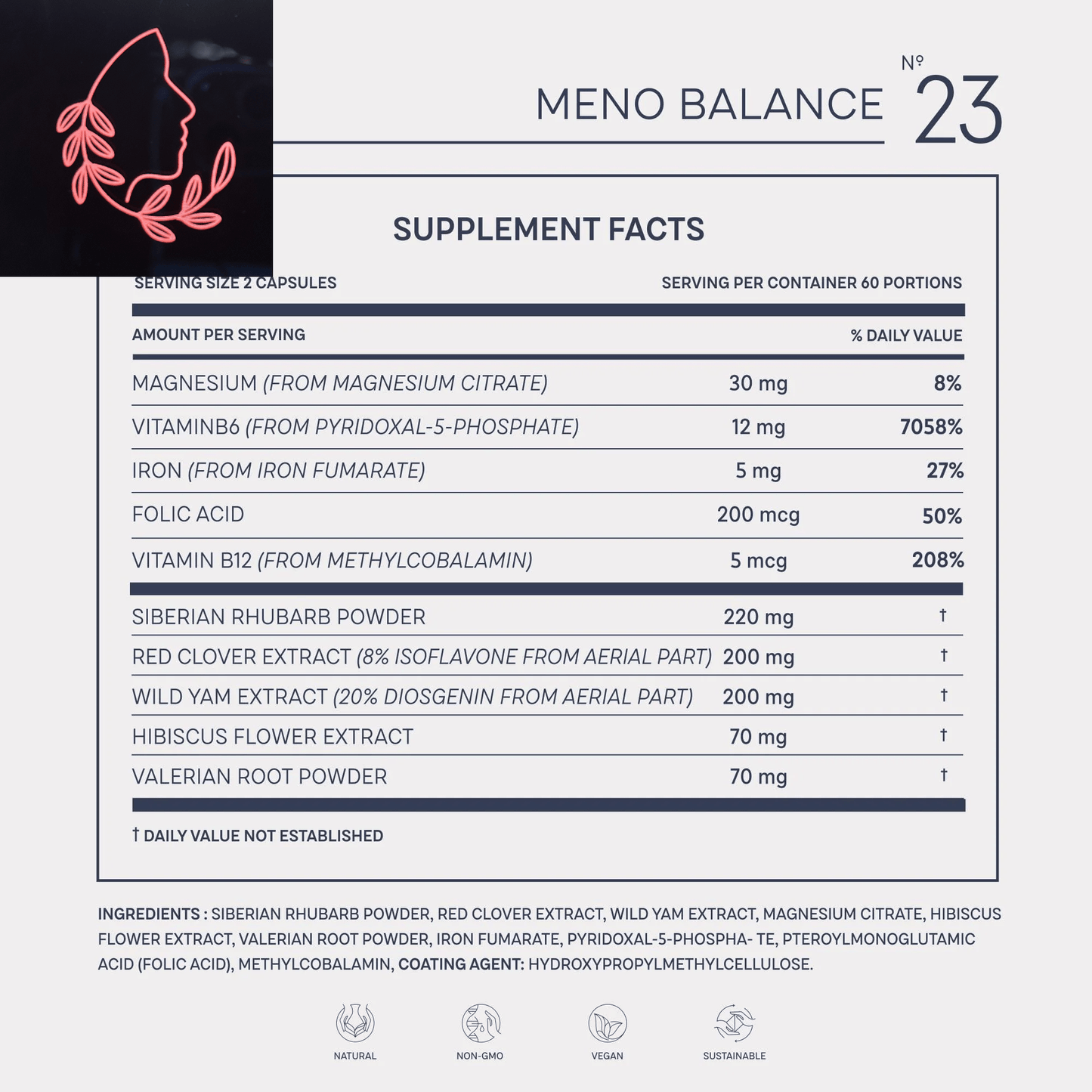 natural menopause support supplement