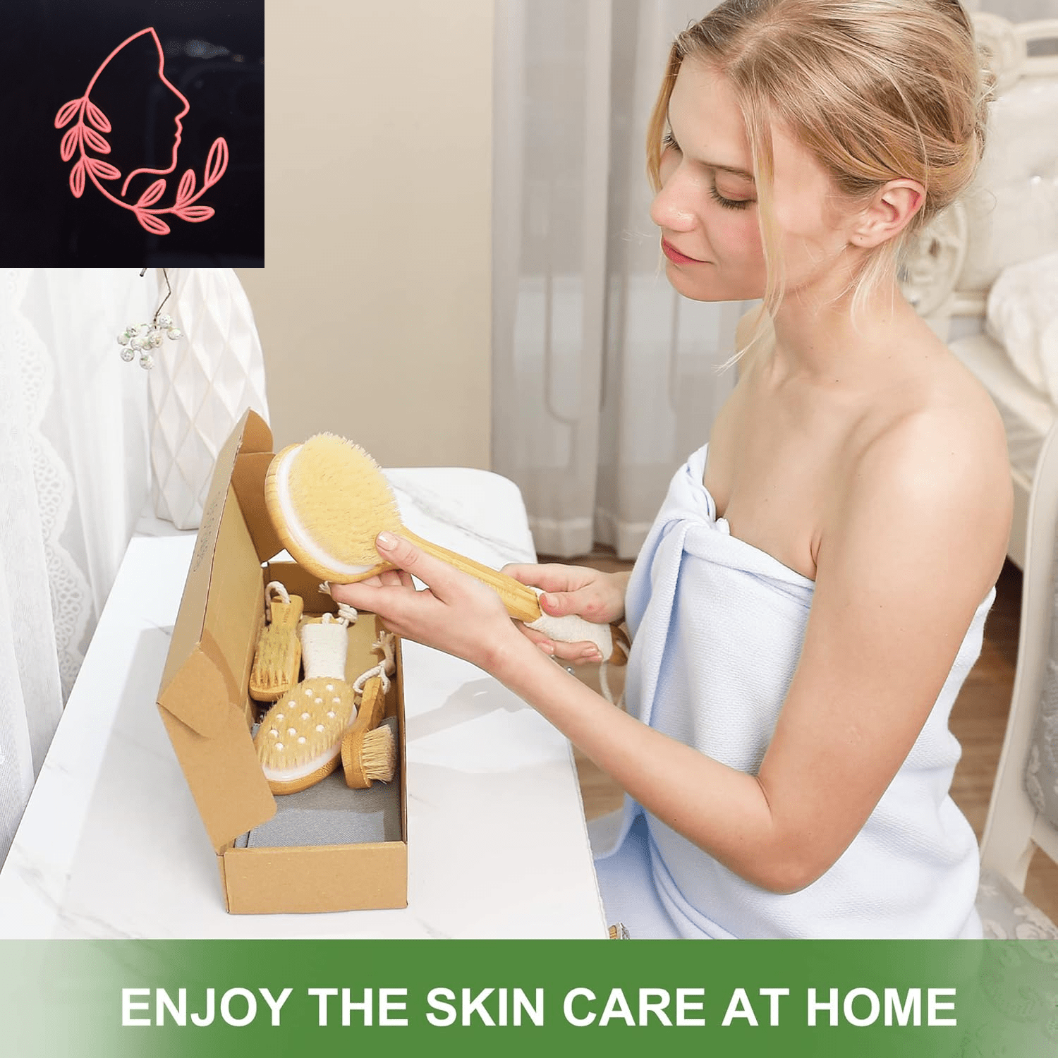 dry brushing body brush