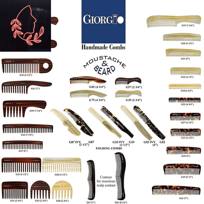 folding beard comb
