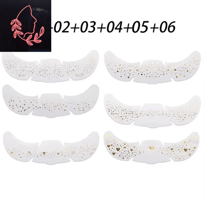 metallic freckle stickers