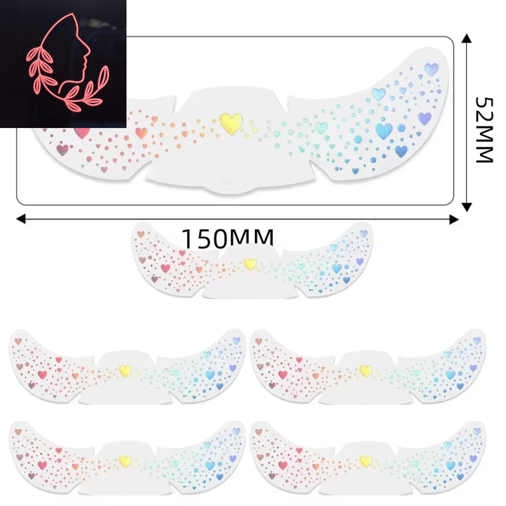 metallic freckle stickers