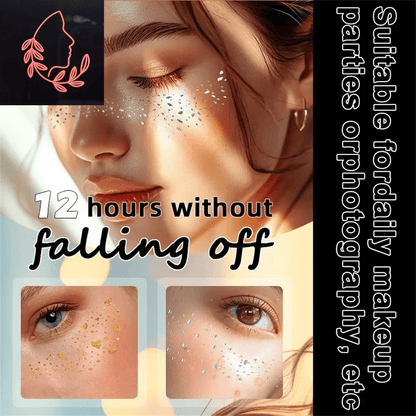 metallic freckle stickers
