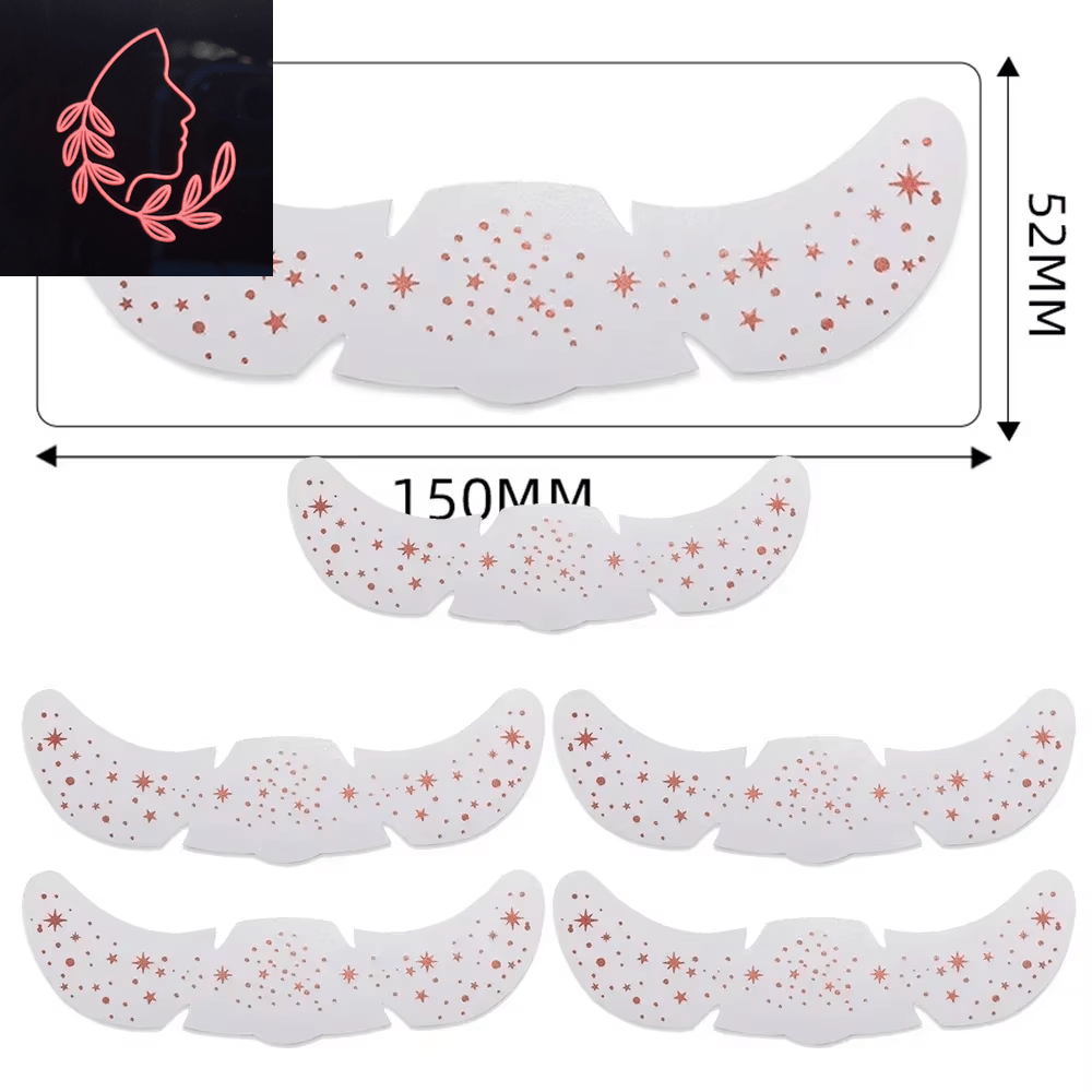 metallic freckle stickers