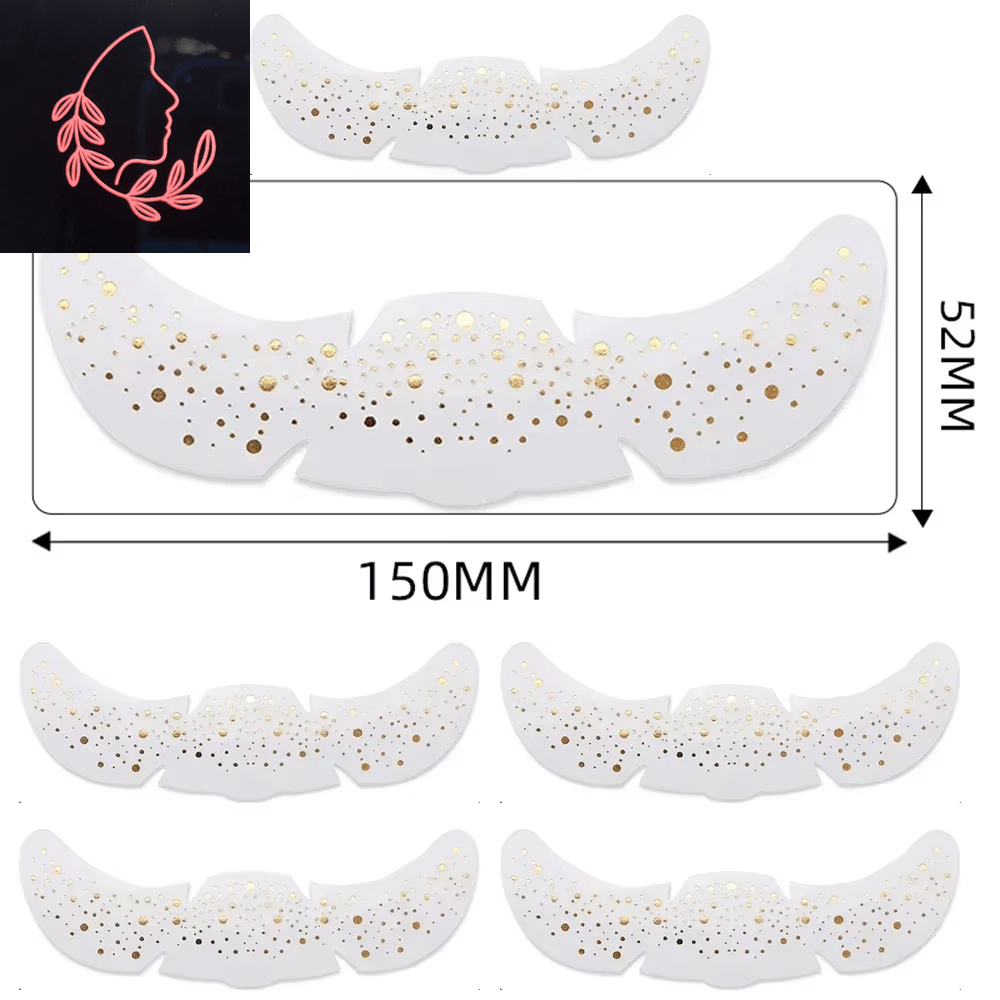 metallic freckle stickers
