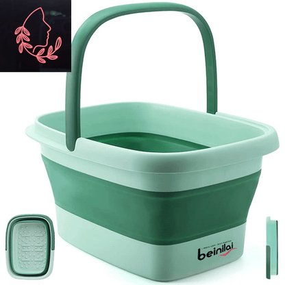 collapsible foot bath basin