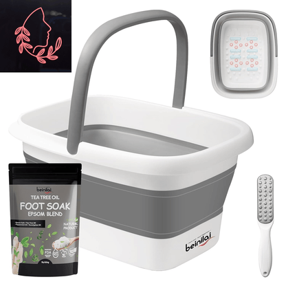 collapsible foot bath basin