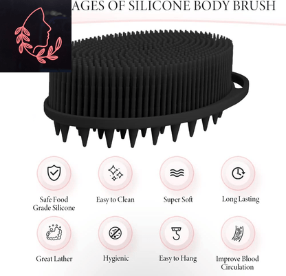 silicone body scrubber