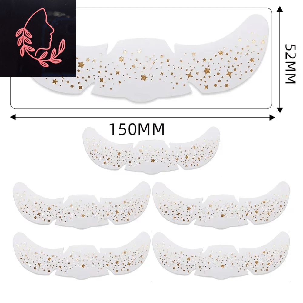 metallic freckle stickers