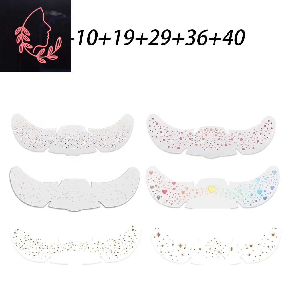 metallic freckle stickers