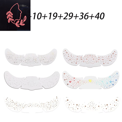 metallic freckle stickers