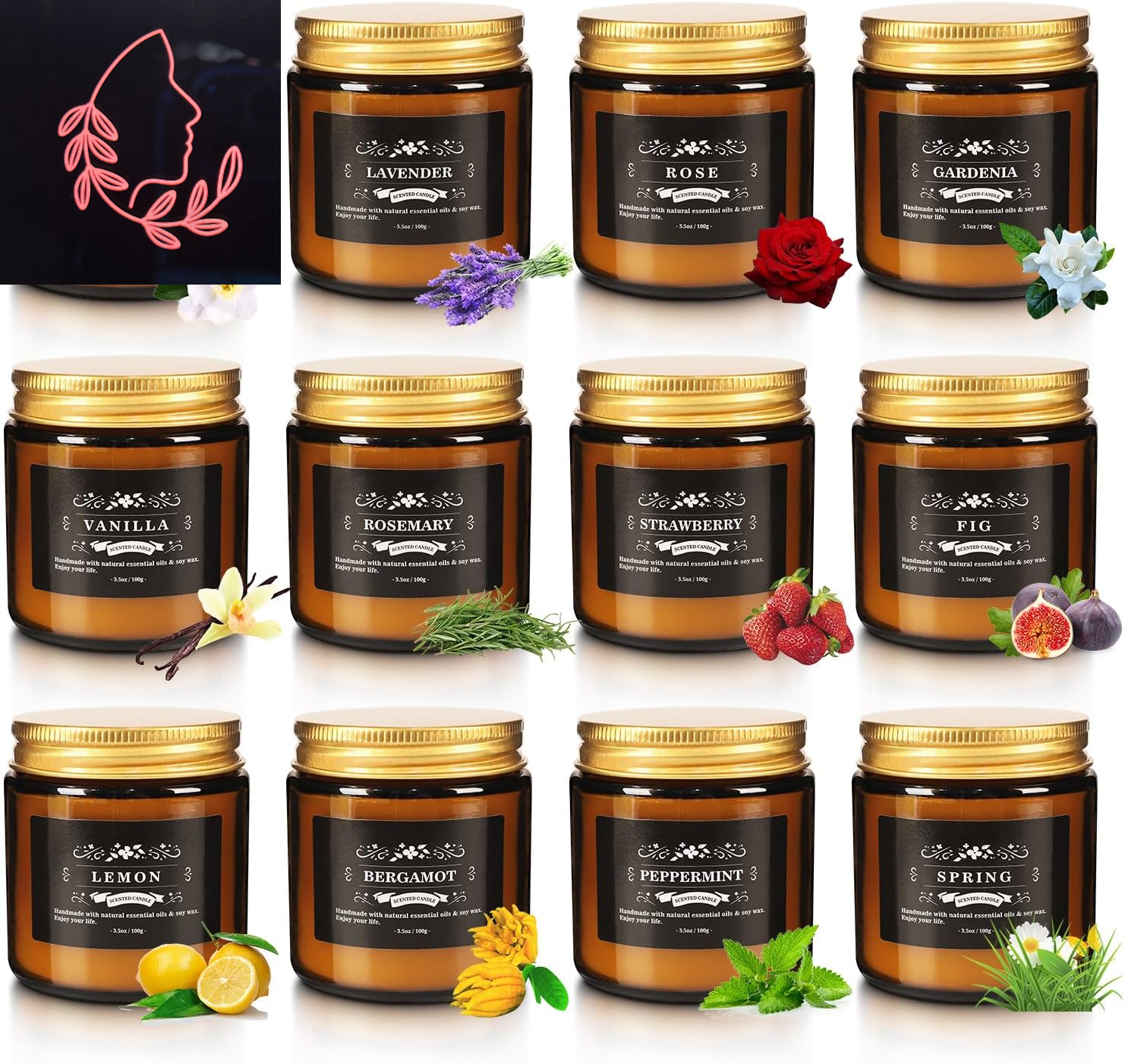 scented candle gift set