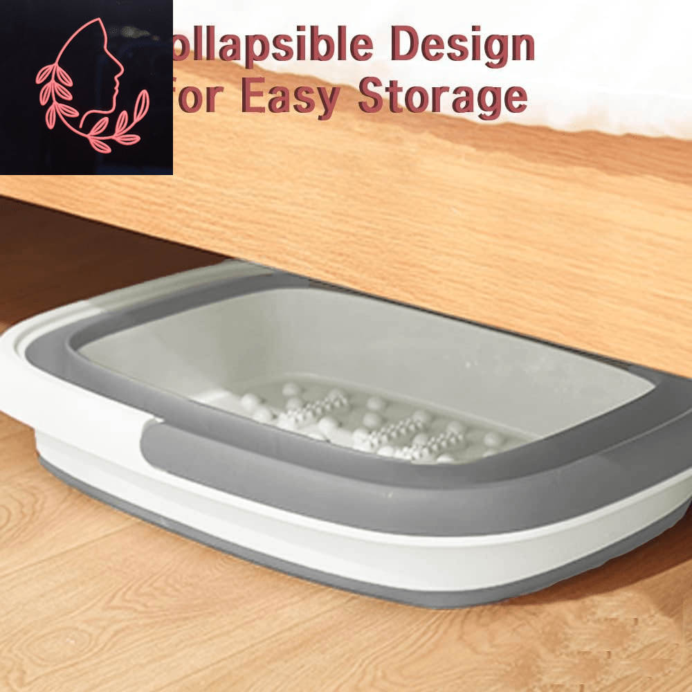 collapsible foot bath basin